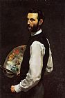 Self-Portrait with Palette by Frederic Bazille